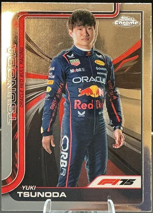 Yuki Tsunoda #2 2025 Topps Chrome Formula 1