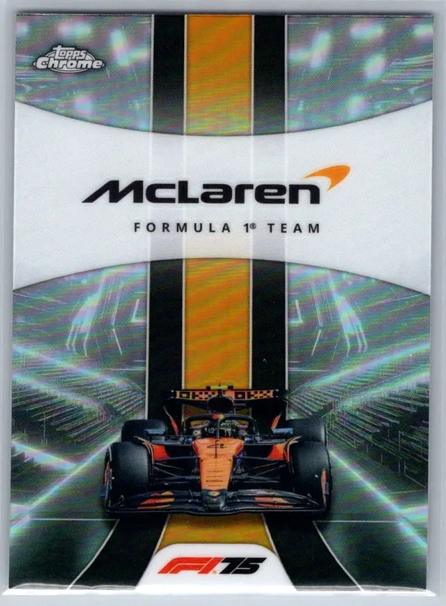 McLaren Formula 1 Team #176 2025 Topps Chrome Formula 1