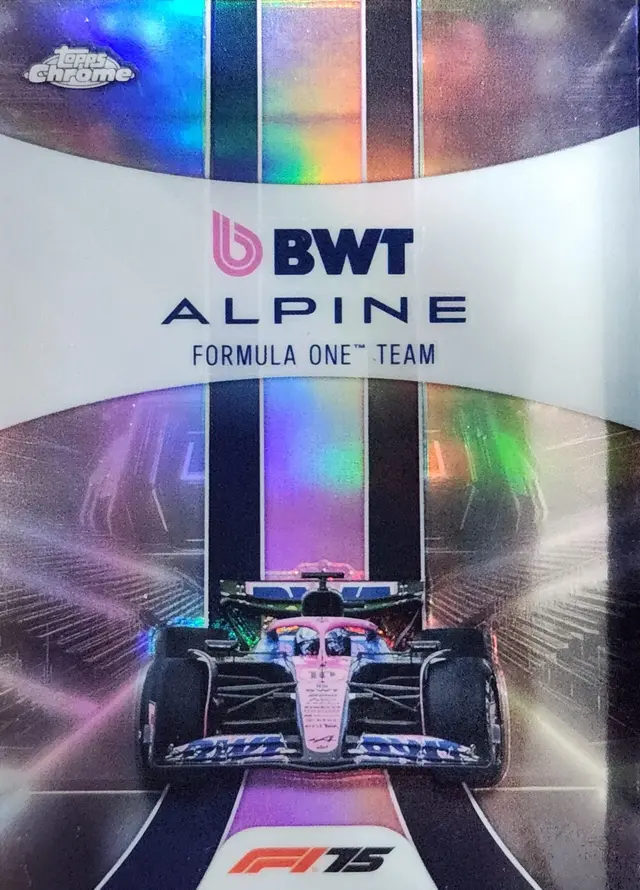 BWT Alpine F1 Team #181 2025 Topps Chrome Formula 1