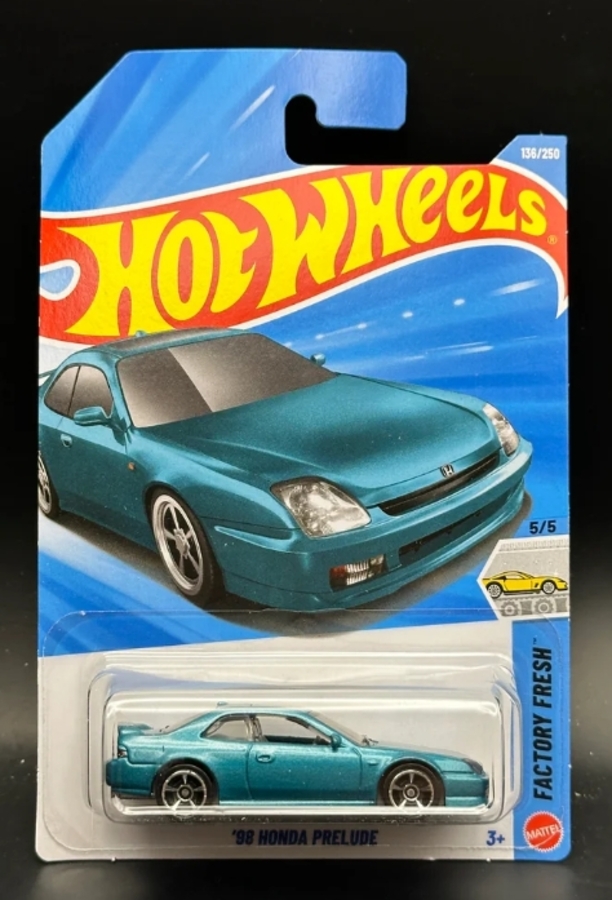 Hot wheels Factory Refresh '98 Honda Prelude LC