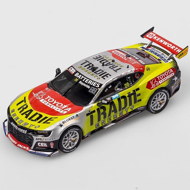 Tradie Energy Racing #20 Chevrolet Camaro ZL1 David Reynolds - 2025 Supercars Championship Season - Authentic Collectables 1/43