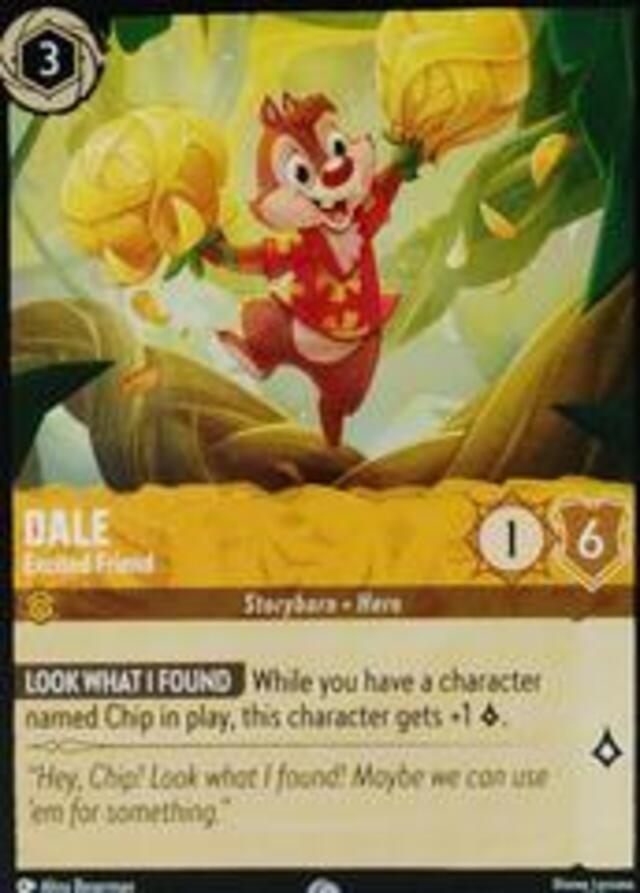 Disney Lorcana: Wilds Unknown COMMON Dale - Excited Friend #4/204