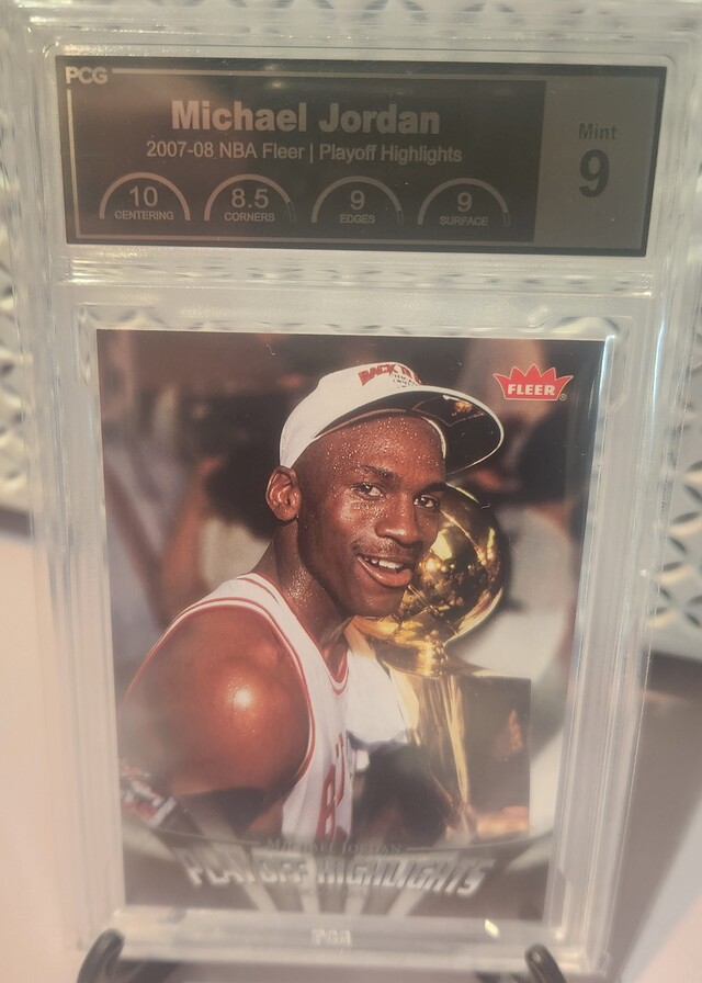 Michael Jordan #PH6 2007 Fleer Jordan Box Set-Playoff Highlights PCG 9