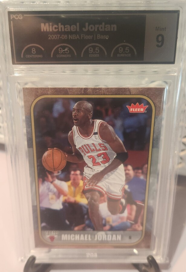 Michael Jordan #28 2007 Fleer Jordan Box Set PCG 9