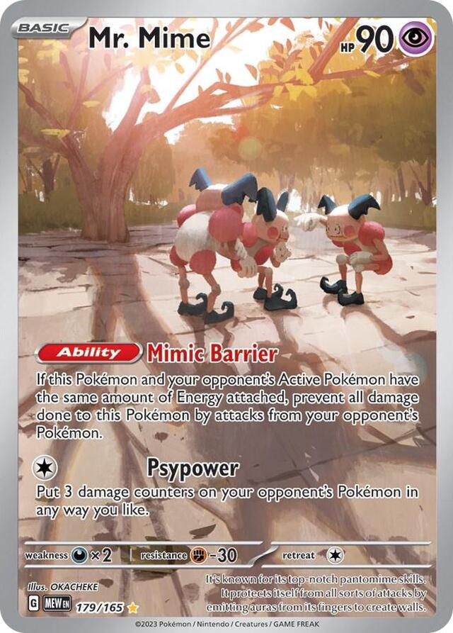 Pokemon TCG: Mr. Mime #179 Pokemon Scarlet & Violet 151