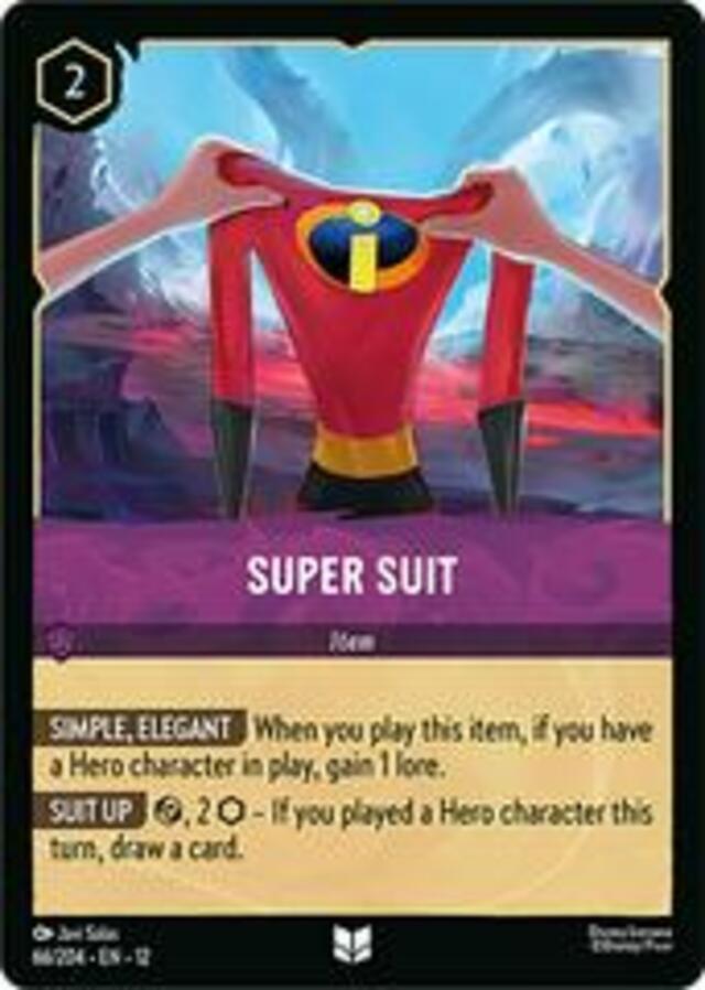 Disney Lorcana: Wilds Unknown UNCOMMON Super Suit #66/204