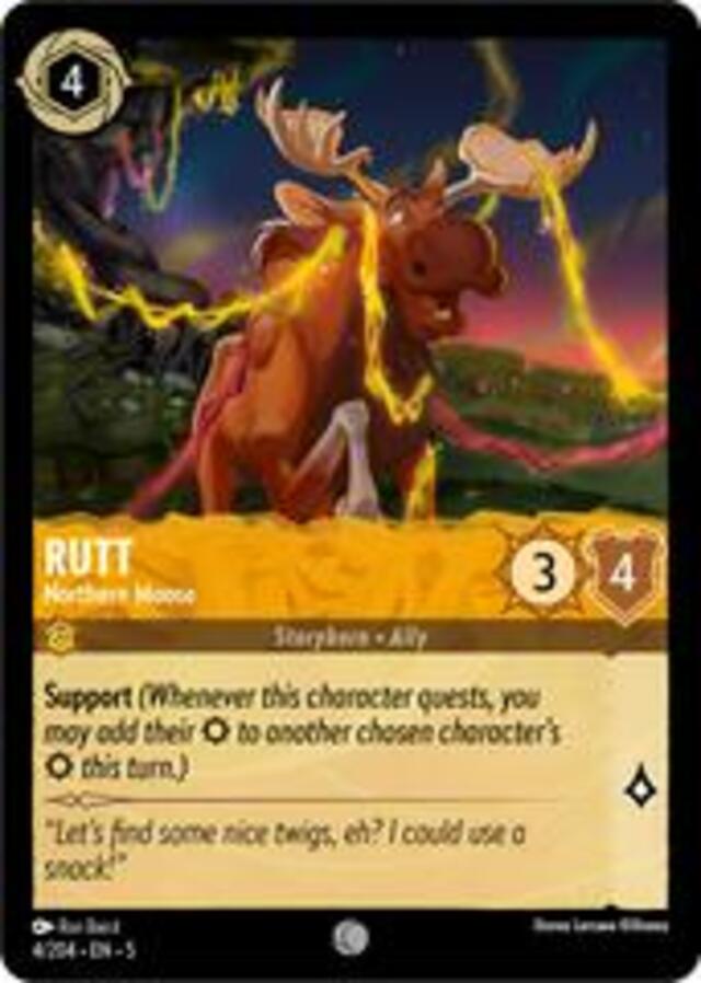 Disney Lorcana: Shimmering Skies COMMON Rutt - Northern Moose #4/204