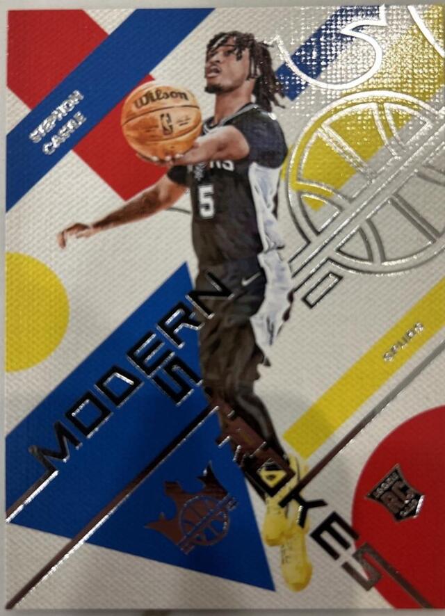 Stephon Castle #8 2024 Panini Court Kings Modern Strokes