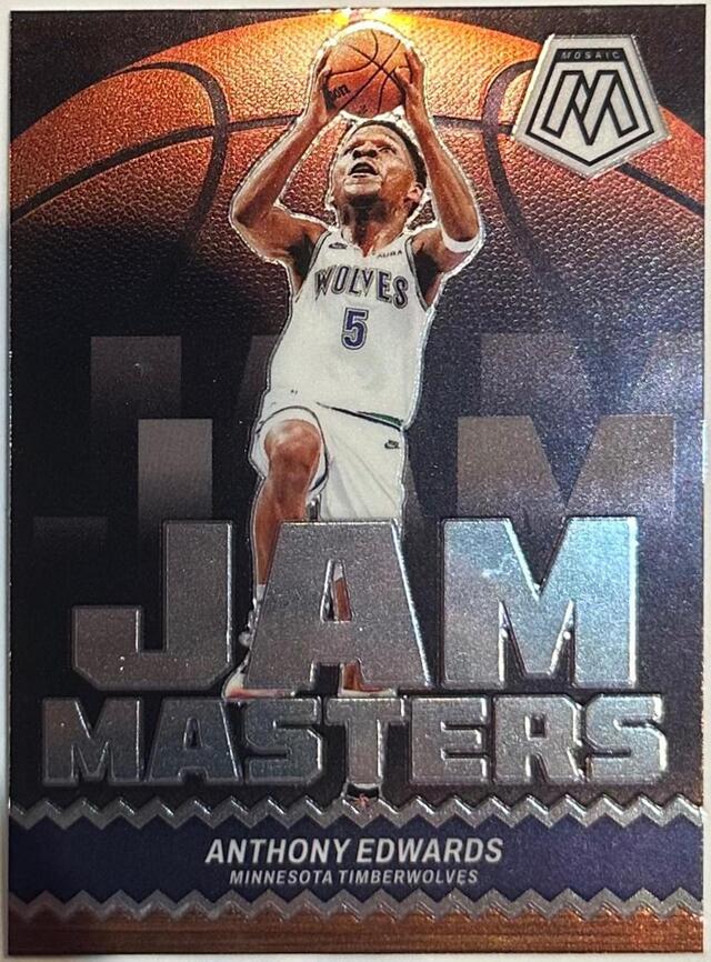 Anthony Edwards #17 2023 Panini Mosaic Jam Masters