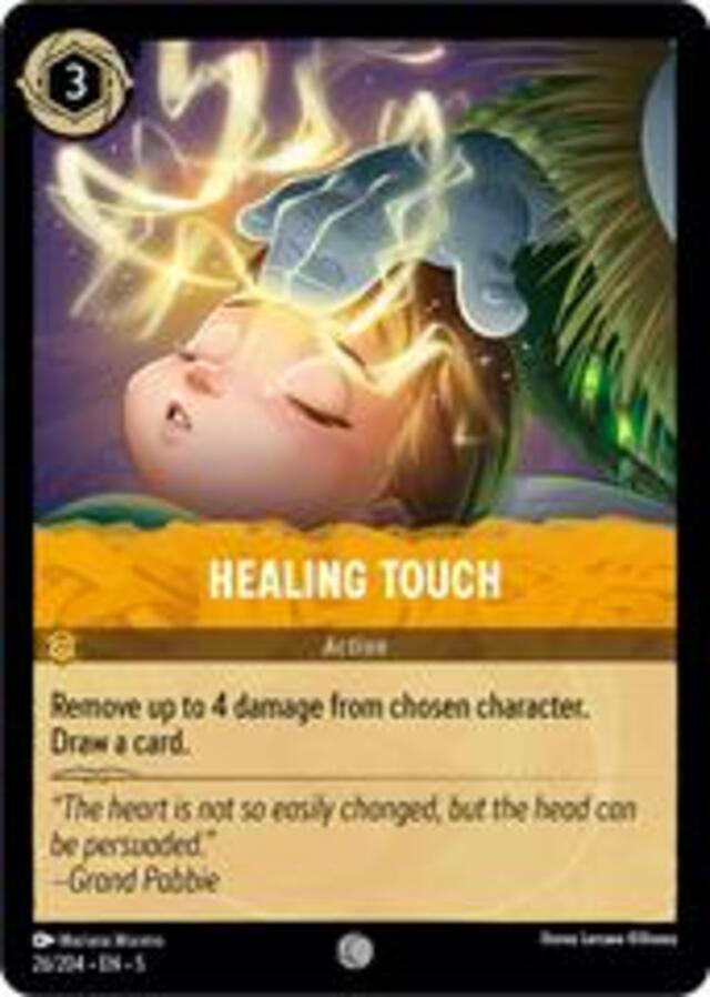 Disney Lorcana: Shimmering Skies COMMON Healing Touch #26/204