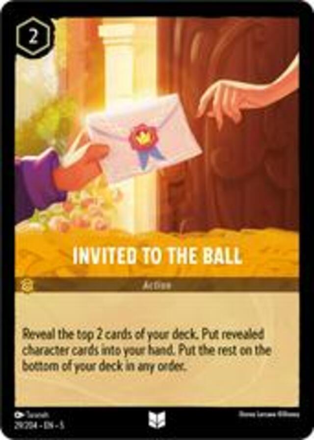 Disney Lorcana: Shimmering Skies UNCOMMON Invited To The Ball #29/204
