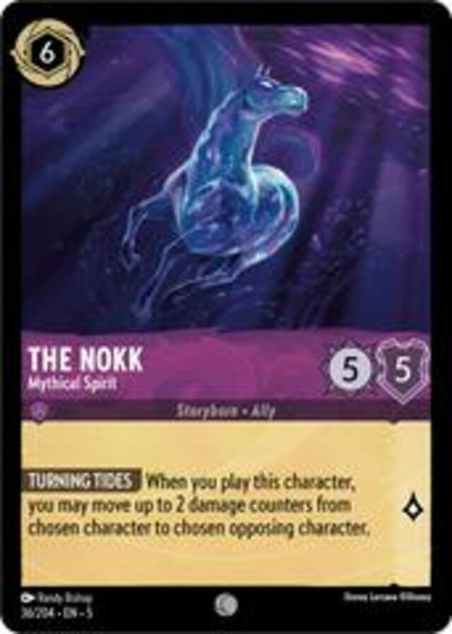 Disney Lorcana: Shimmering Skies COMMON The Nokk - Mythical Spirit #36/204