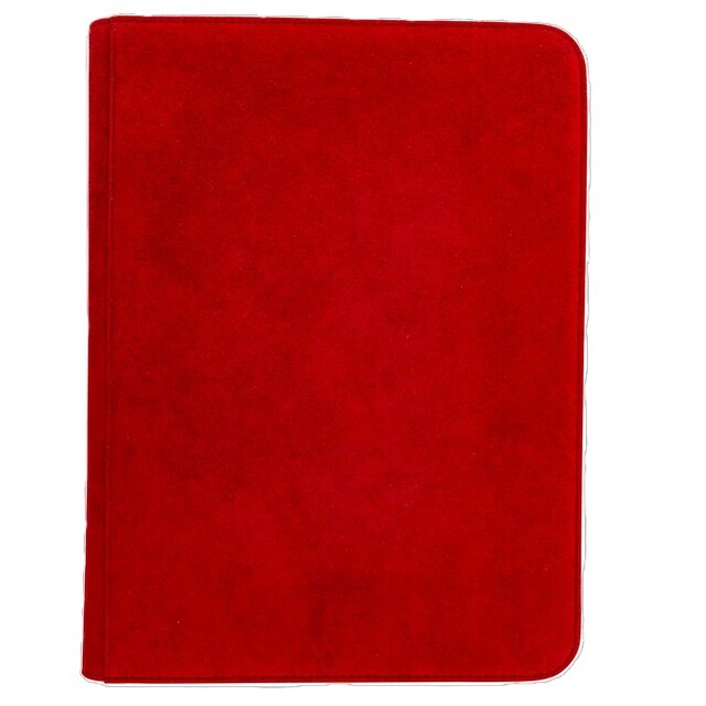 Ultra Pro Vivid Deluxe 9-Pocket Zippered Pro-Binder Red