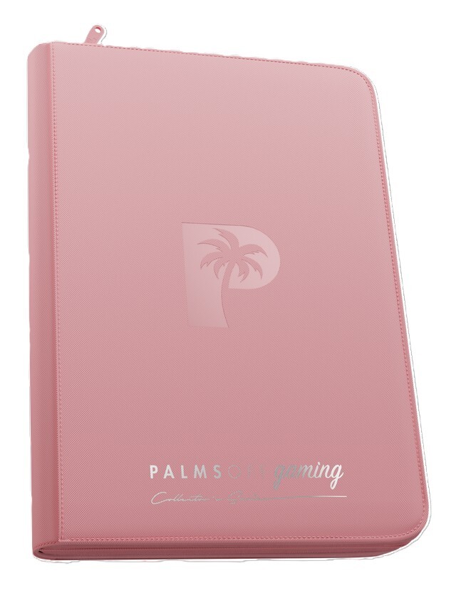 Palms Off Collector's Series Top Loader Zip Binder - 9 Pocket - Pink