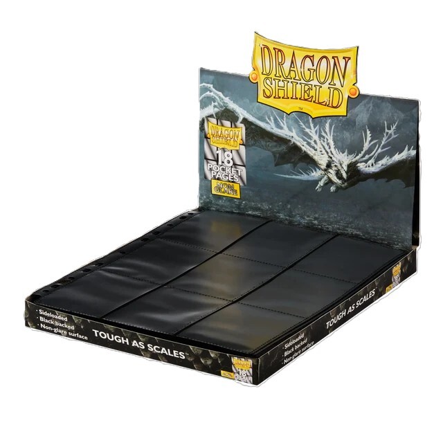 Dragon Shield 18 Pocket Pages - Non-Glare - Standard Size - Refill Box 50