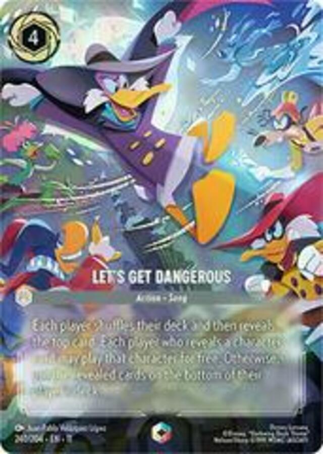 Disney Lorcana: Winterspell ENCHANTED Let's Get Dangerous #240/204