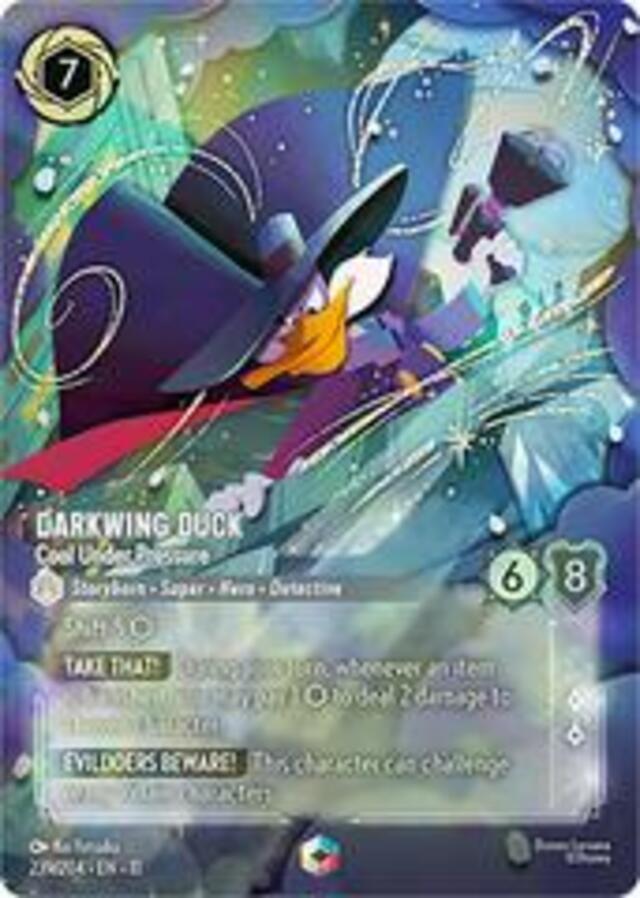 Disney Lorcana: Winterspell ENCHANTED Darkwing Duck - Cool Under Pressure #239/204
