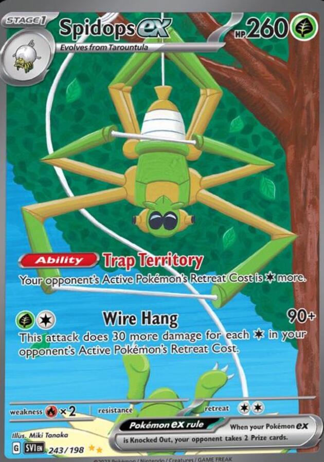 Pokemon TCG: Spidops EX 243/198 - Scarlet & Violet