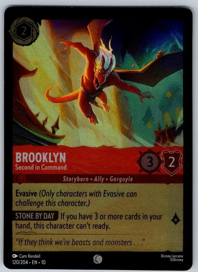 Disney Lorcana: Whispers In The Well COMMON FOIL Brooklyn - Second In Command #120/204