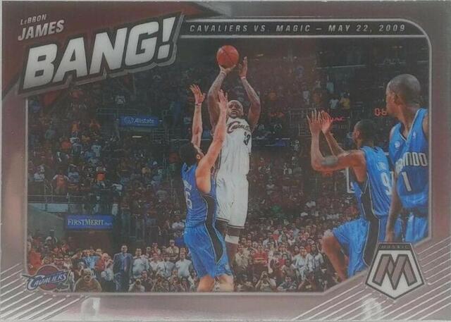 LeBron James #11 2020 Panini Mosaic Bang