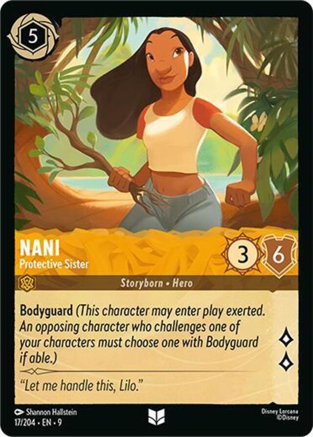 Disney Lorcana: Fabled UNCOMMON Nani - Protective Sister #17/204