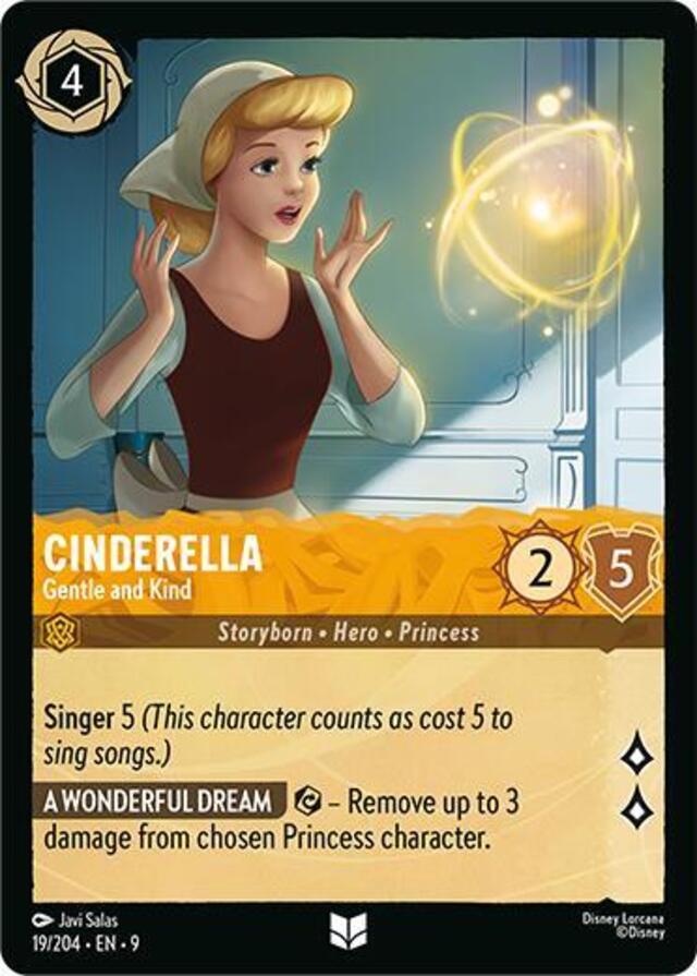 Disney Lorcana: Fabled UNCOMMON Cinderella - Gentle And Kind #19/204