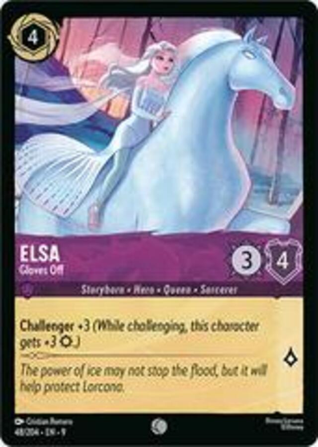 Disney Lorcana: Fabled COMMON Elsa - Gloves Off #48/204