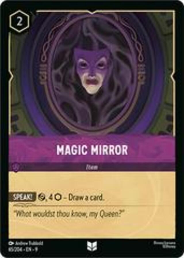 Disney Lorcana: Fabled UNCOMMON Magic Mirror #65/204
