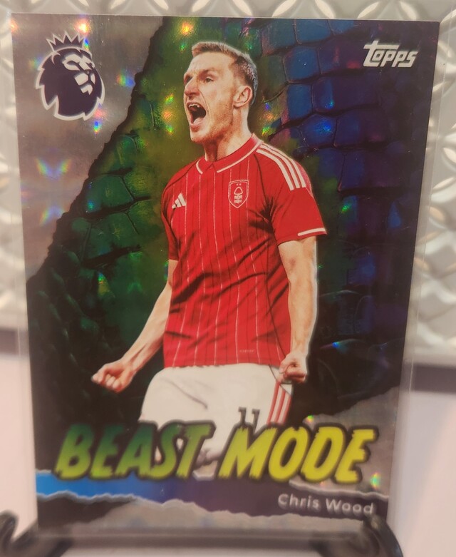 Chris Wood #434 2025 Topps Premier League Beast Mode