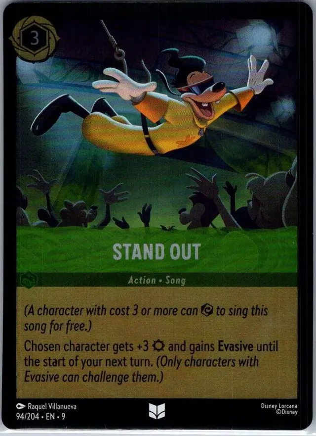 Disney Lorcana: Fabled UNCOMMON FOIL Stand Out #94/204