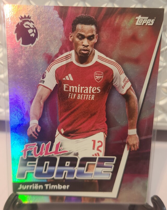 Jurrien Timber #17 2025 Topps Premier League