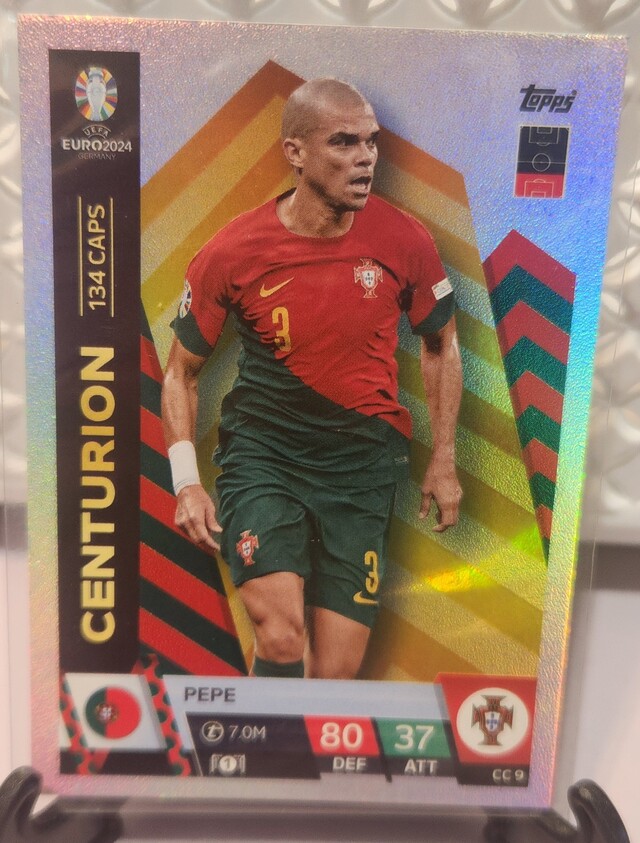 Pepe #CC9 2024 Topps Match Attax UEFA EURO Centurion