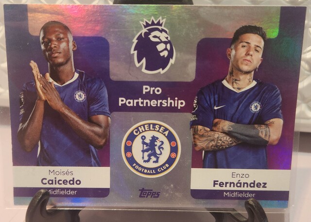 Moises Caicedo / Enzo Fernandez #367 2025 Topps Premier League Pro Partnership