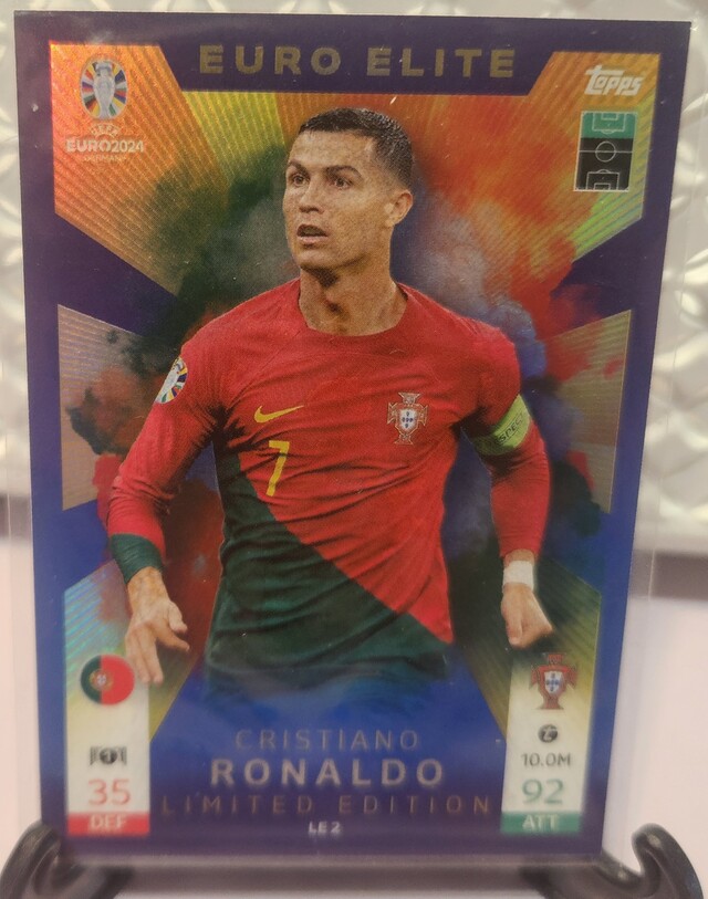Cristiano Ronaldo #LE2 2024 Topps Match Attax UEFA EURO Limited Edition