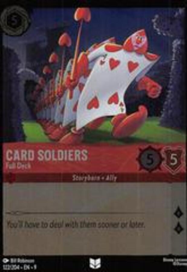 Disney Lorcana: Fabled UNCOMMON FOIL Card Soldiers - Full Deck #122/204