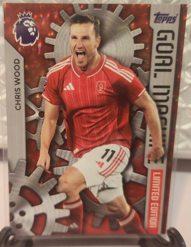 Topps 2025-26 Premier League Goal Machine Limited Edition Chris Wood #GM3