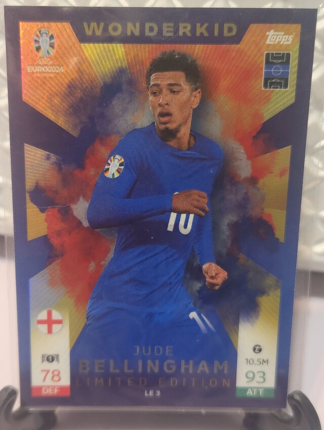 Jude Bellingham #LE3 2024 Topps Match Attax UEFA EURO Limited Edition