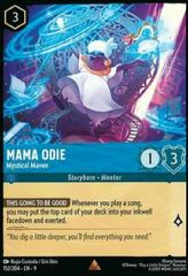 Disney Lorcana: Fabled RARE FOIL Mama Odie - Mystical Maven #152/204