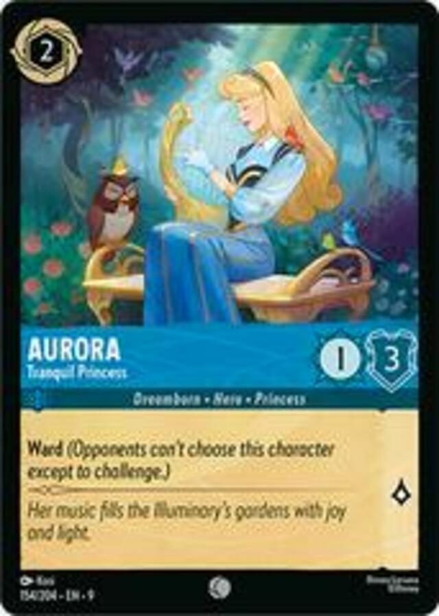 Disney Lorcana: Fabled COMMON Aurora - Tranquil Princess #154/204