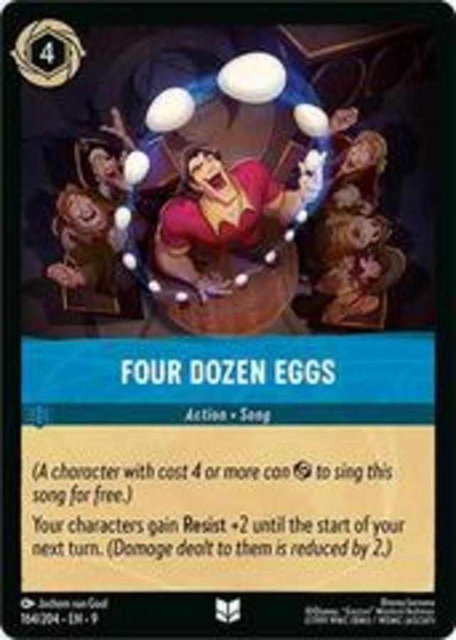 Disney Lorcana: Fabled UNCOMMON FOIL Four Dozen Eggs #164/204