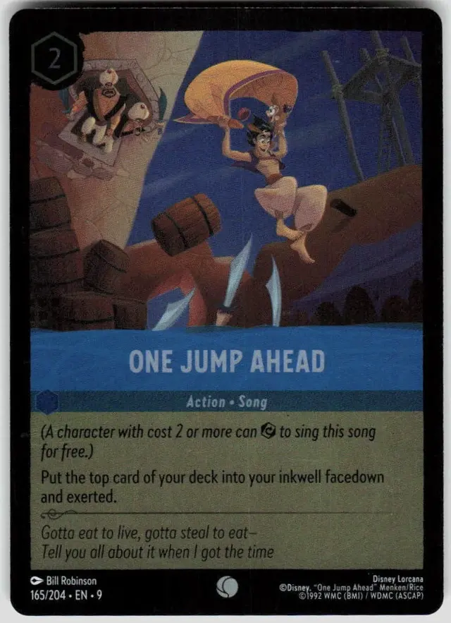 Disney Lorcana: Fabled COMMON FOIL One Jump Ahead #165/204