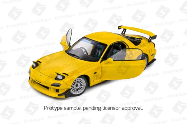 Mazda RX7 FD RS Streetfighter 1994 Yellow 1/18 Solido