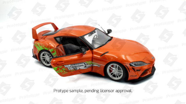 Toyota GR Supra Tribute F&F 2024 Orange 1/18 Solido