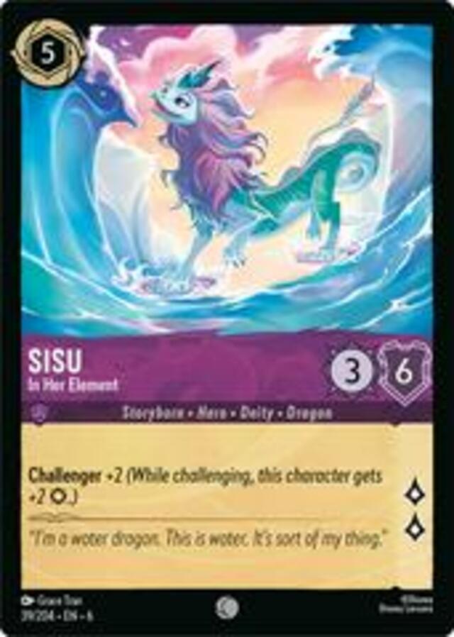 Disney Lorcana: Azurite Sea COMMON Sisu - In Her Element #39/204