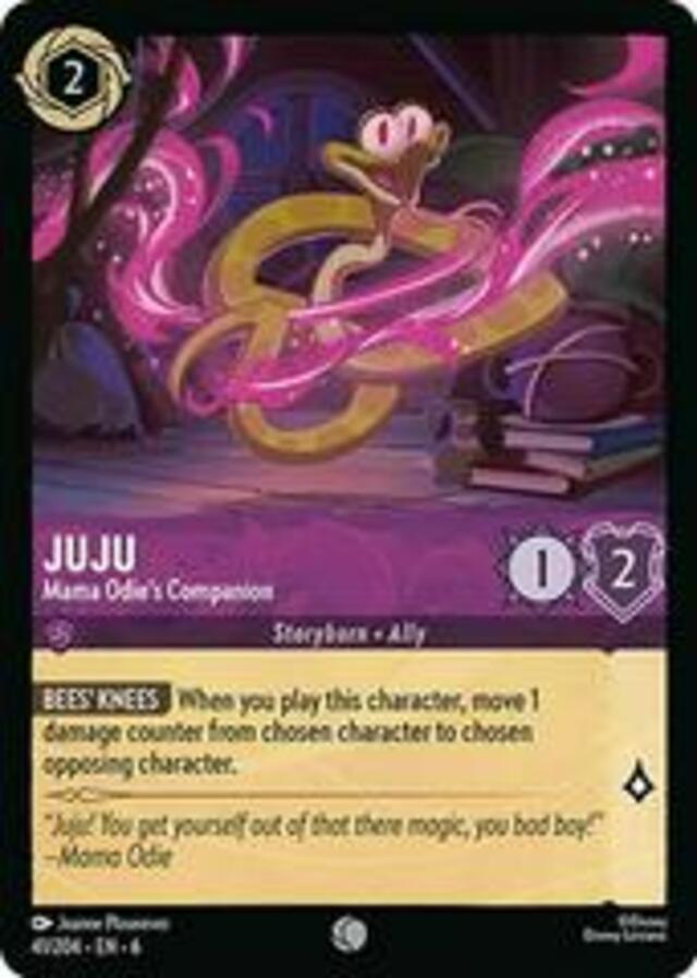 Disney Lorcana: Azurite Sea COMMON Juju - Mama Odie's Companion #41/204