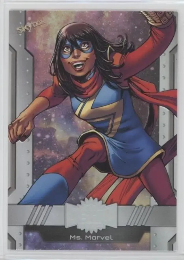 2024 Upper Deck Skybox Marvel Metal Universe Avengers Spectrum Ms. Marvel #83