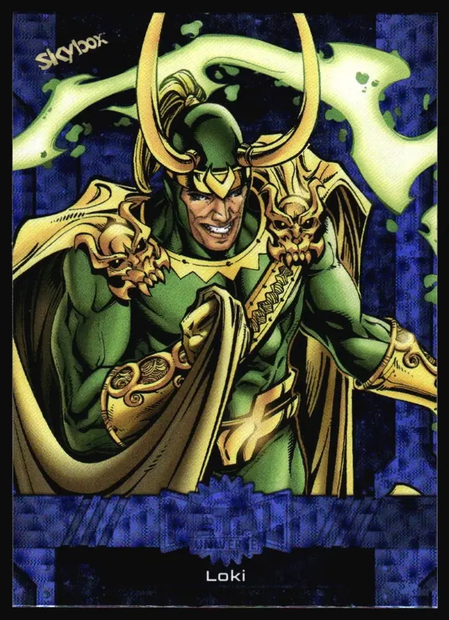 2024 SkyBox Metal Universe Marvel Avengers Loki Grandiose #18