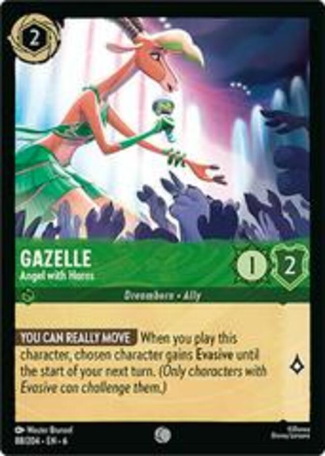 Disney Lorcana: Azurite Sea COMMON Gazelle - Angel With Horns #88/204