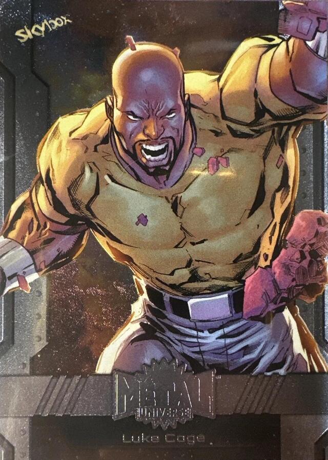 Luke Cage #4 2024 SkyBox Metal Universe Avengers