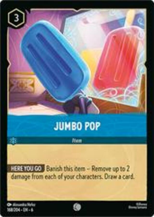Disney Lorcana: Azurite Sea COMMON Jumbo Pop #168/204